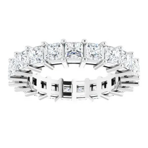 3.78 ct. Princess Diamond Eternity Band