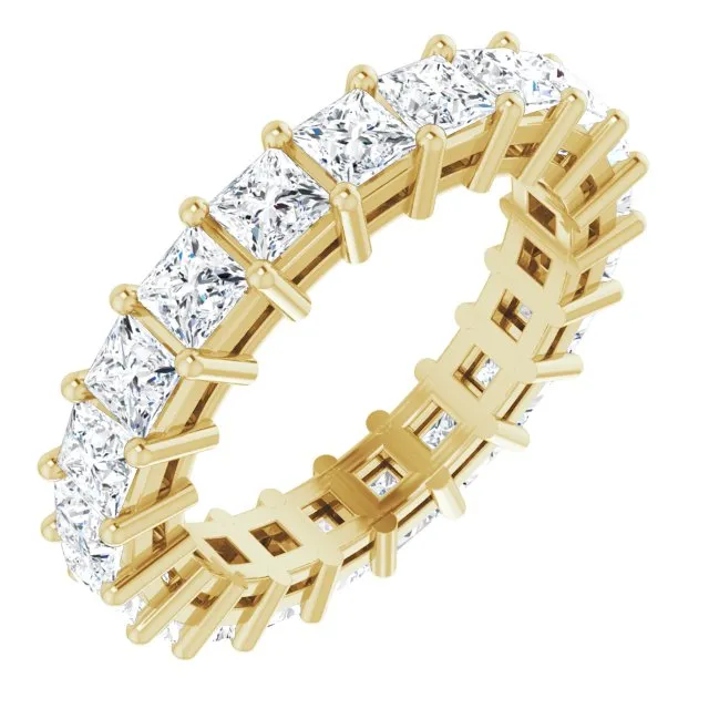 3.78 ct. Princess Diamond Eternity Band