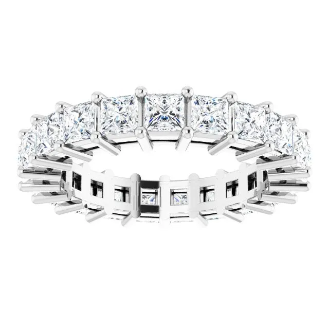 3.78 ct. Princess Diamond Eternity Band