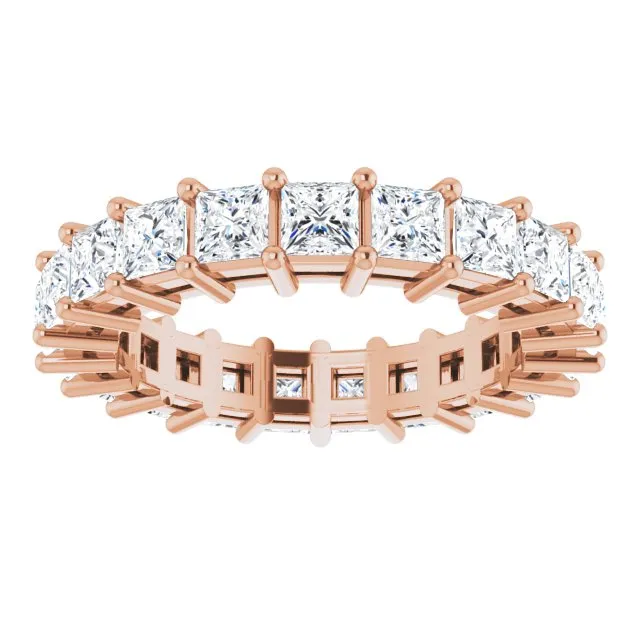 3.78 ct. Princess Diamond Eternity Band