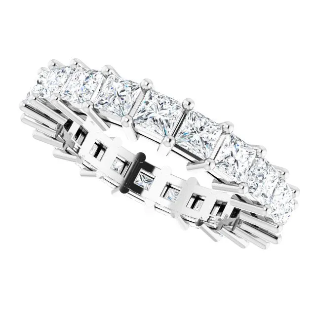 3.78 ct. Princess Diamond Eternity Band