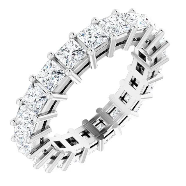 3.78 ct. Princess Diamond Eternity Band