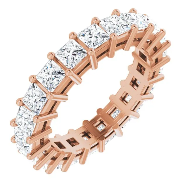 3.78 ct. Princess Diamond Eternity Band