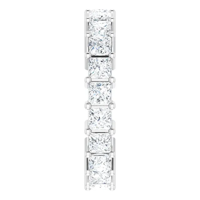 3.78 ct. Princess Diamond Eternity Band