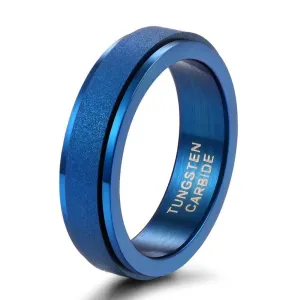 6mm Rotating Decompression Spinner Wedding Band