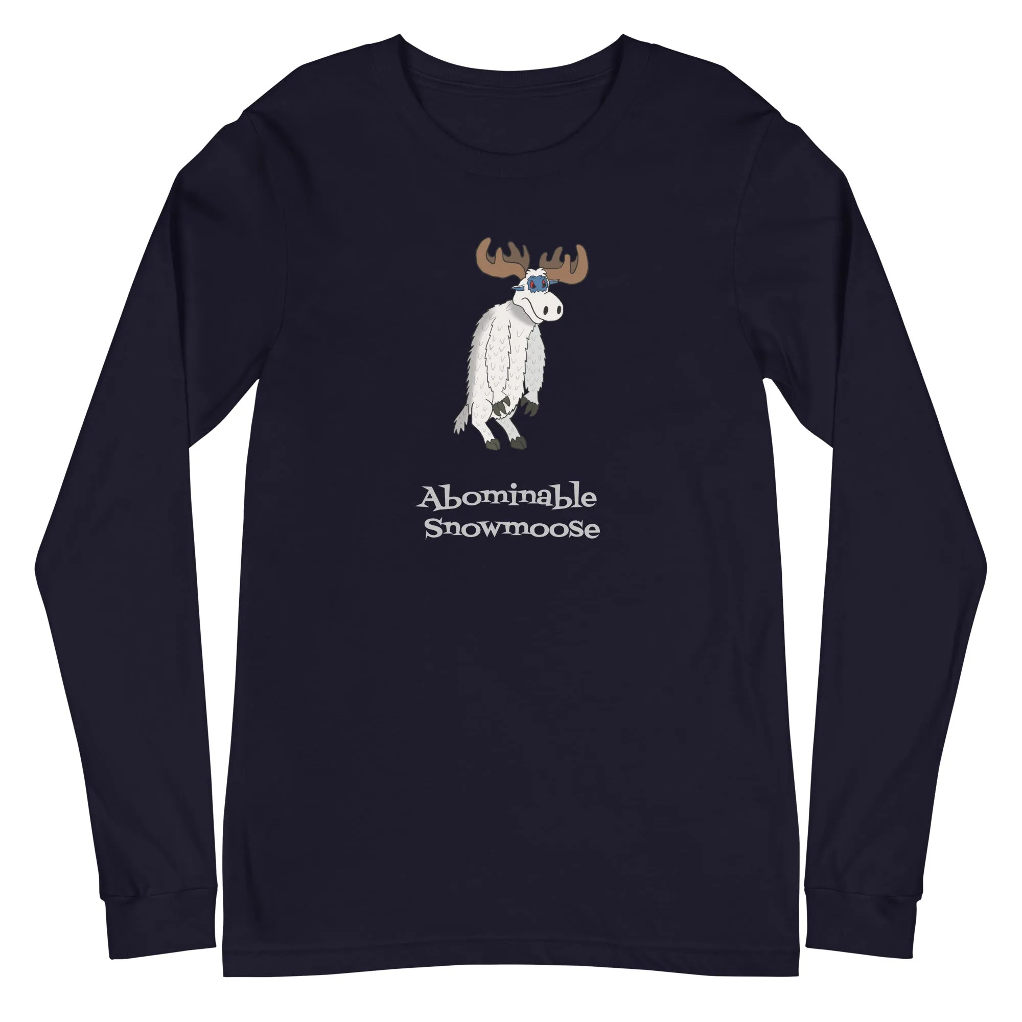Abominable Snowmoose Unisex Long Sleeve Tee
