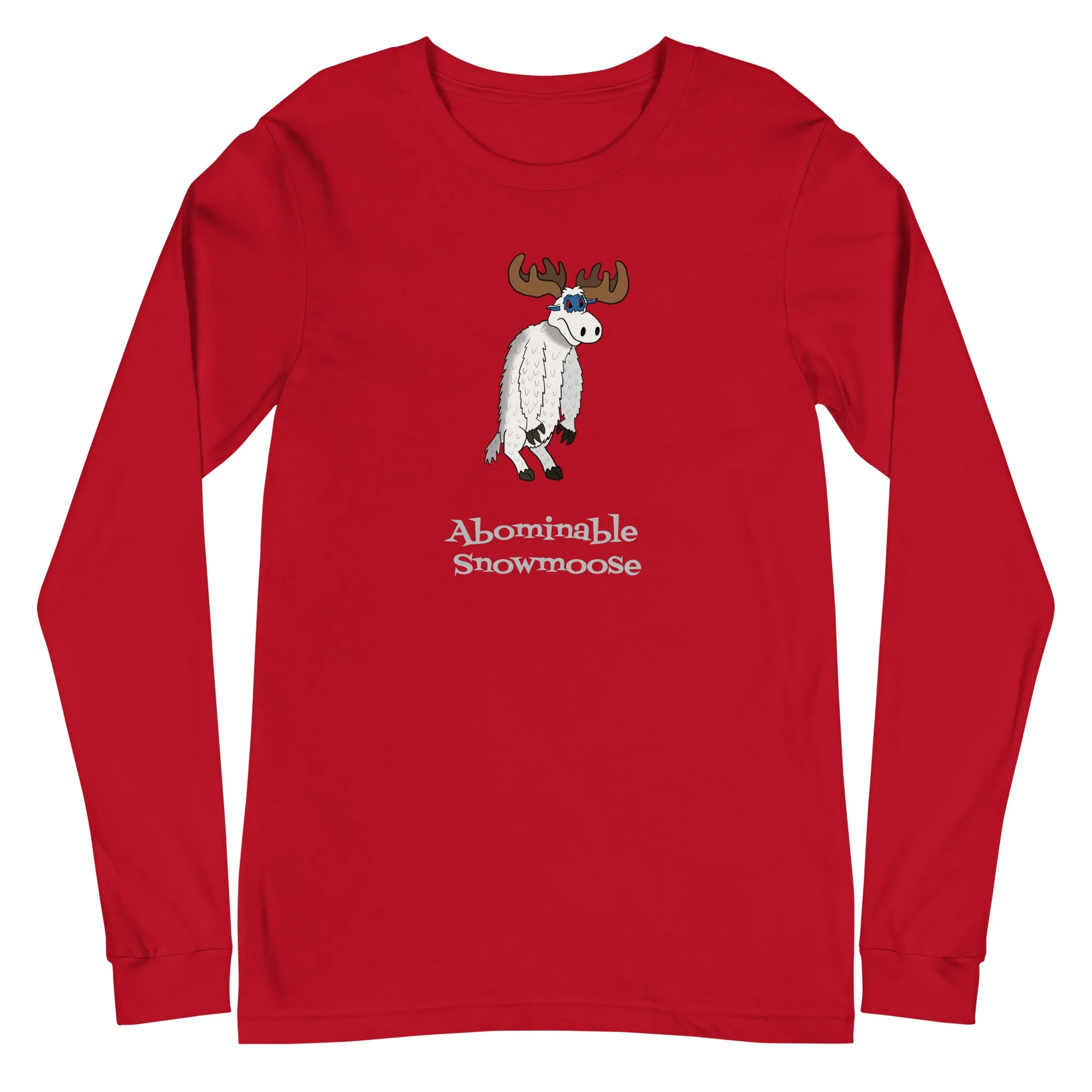 Abominable Snowmoose Unisex Long Sleeve Tee