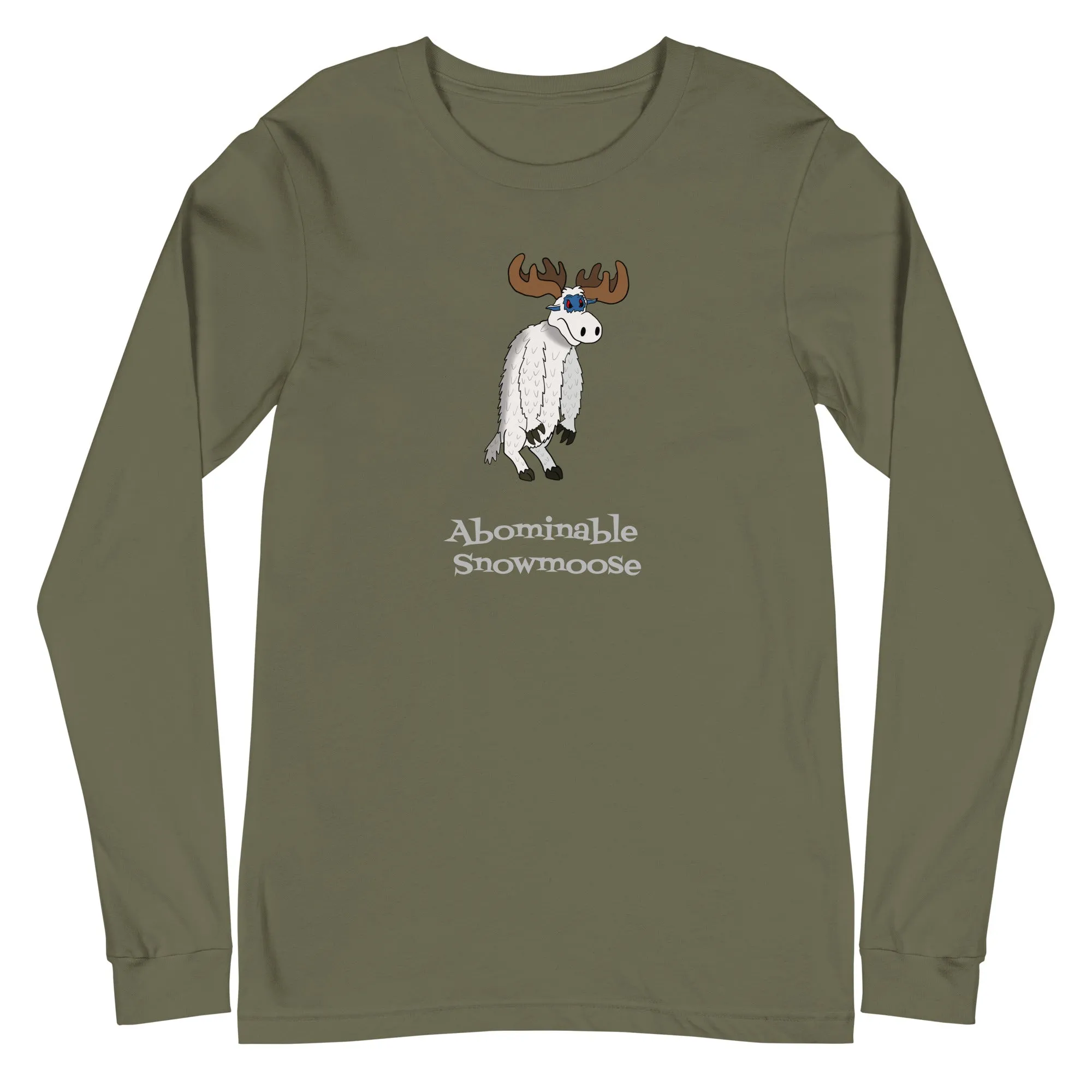 Abominable Snowmoose Unisex Long Sleeve Tee