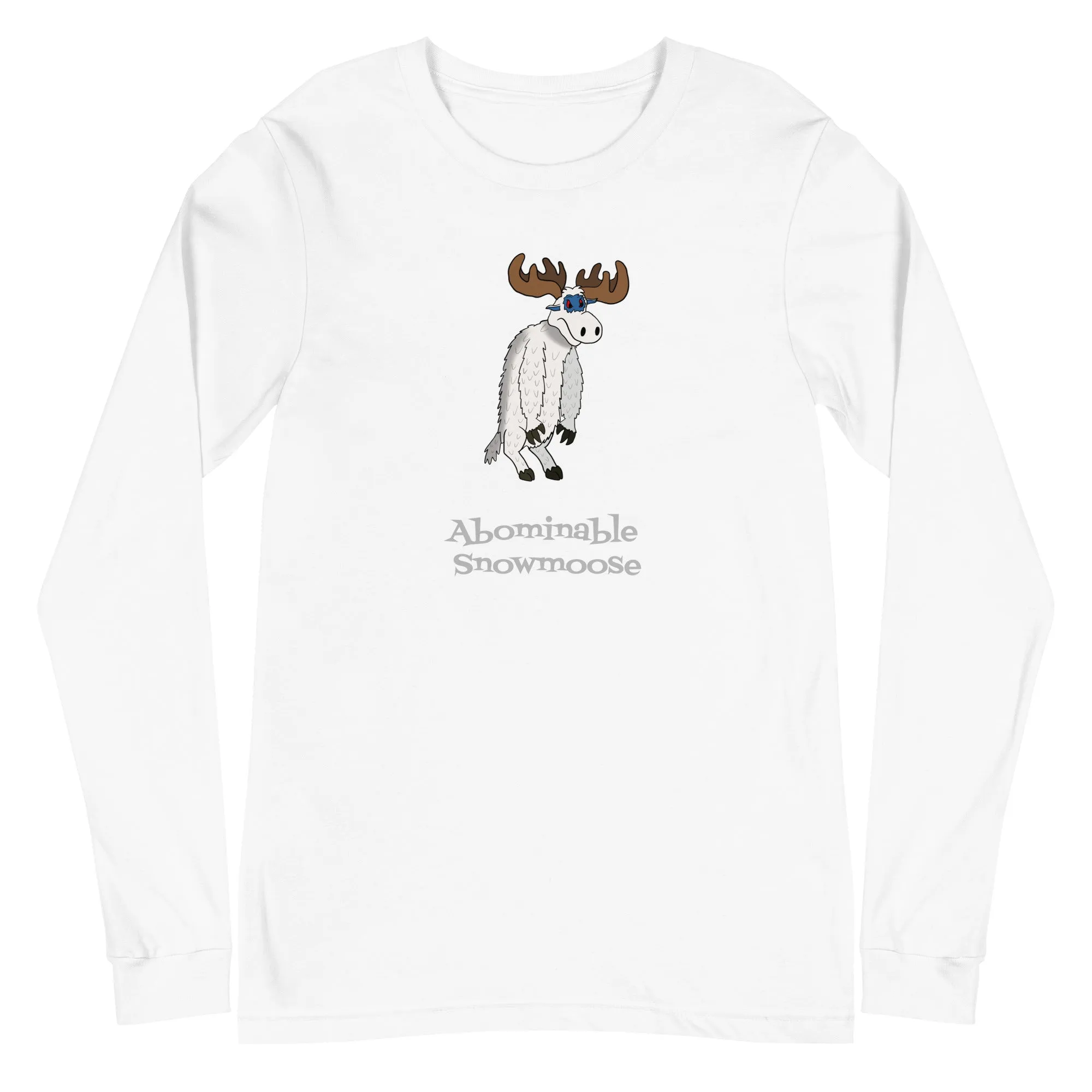 Abominable Snowmoose Unisex Long Sleeve Tee