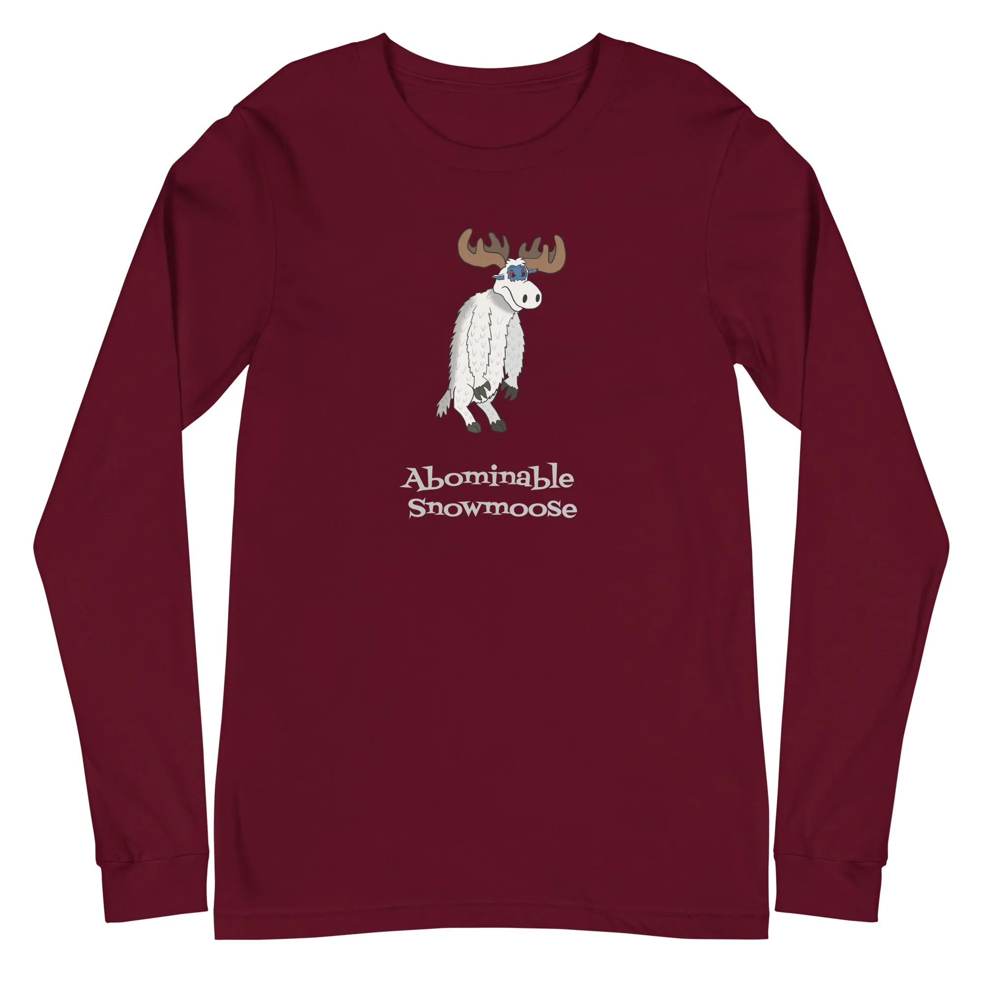 Abominable Snowmoose Unisex Long Sleeve Tee
