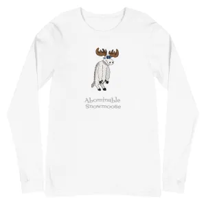 Abominable Snowmoose Unisex Long Sleeve Tee
