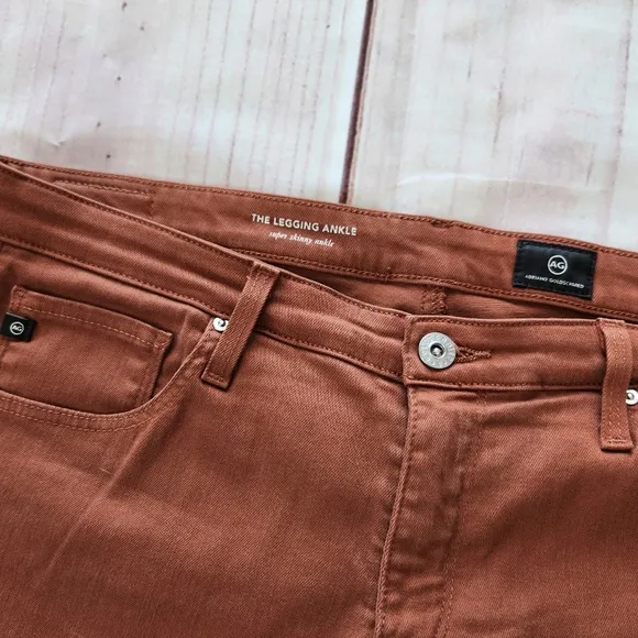 AG Adriano Goldschmied &quot;The Legging Ankle&quot; Super Skinny Orange | Women's Size 31