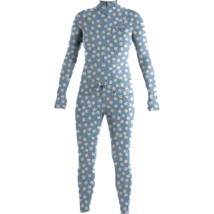 Airblaster Women's Hoodless Ninja Suit Light Blue Daisy