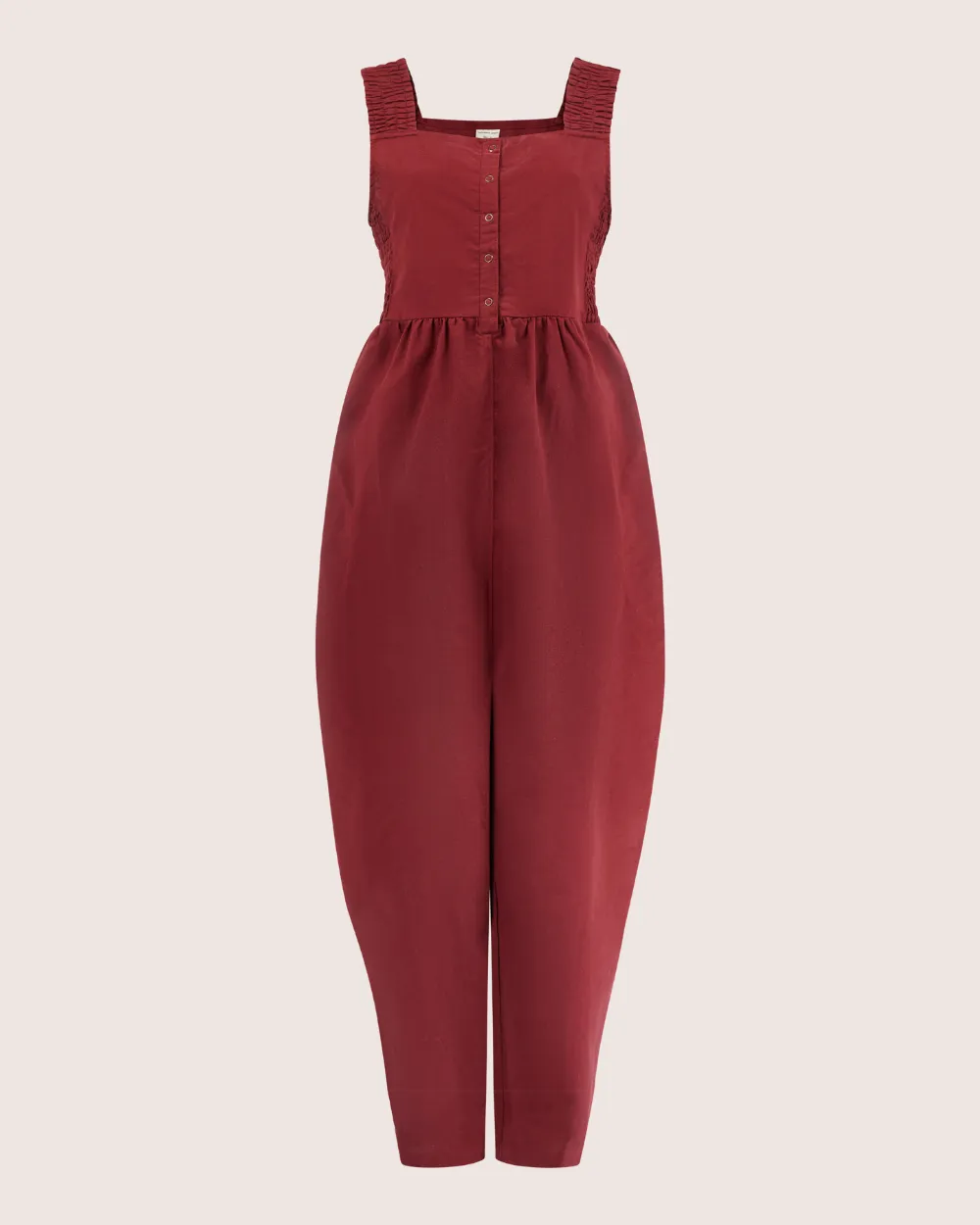 Alice Burgundy Dungarees