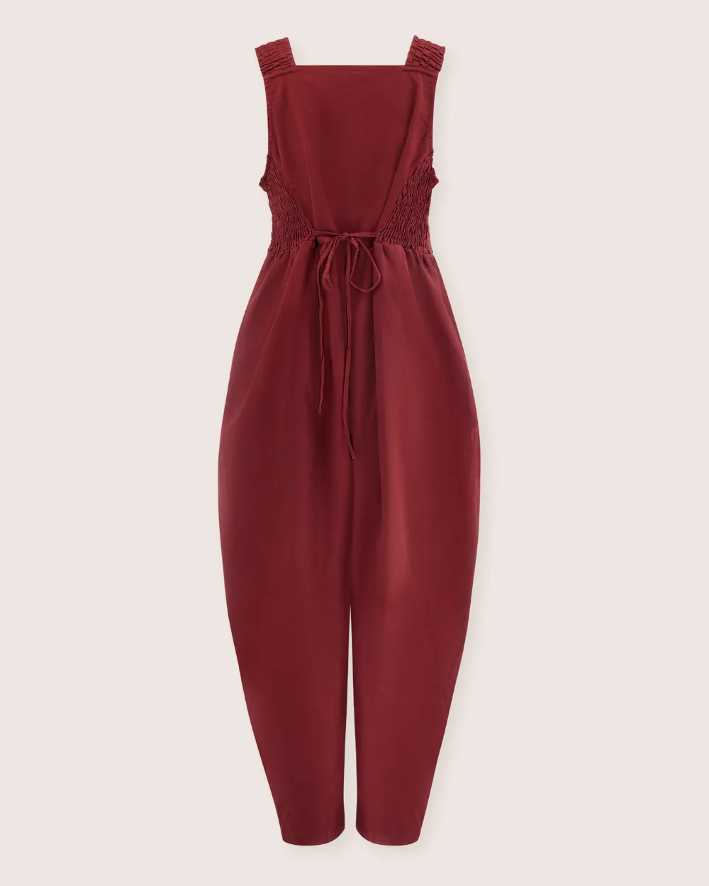 Alice Burgundy Dungarees