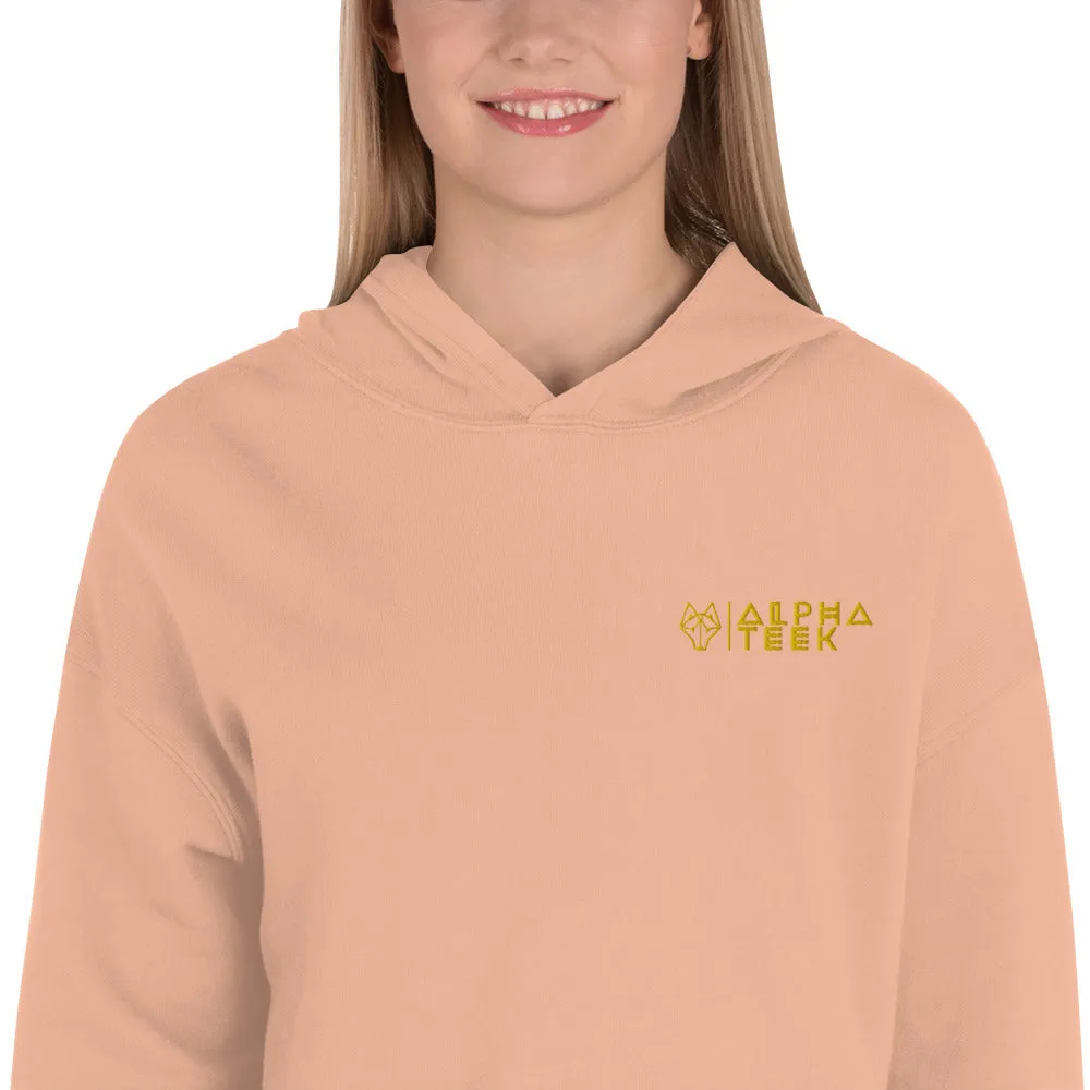 Alpha Minimalist Crop Hoodie II