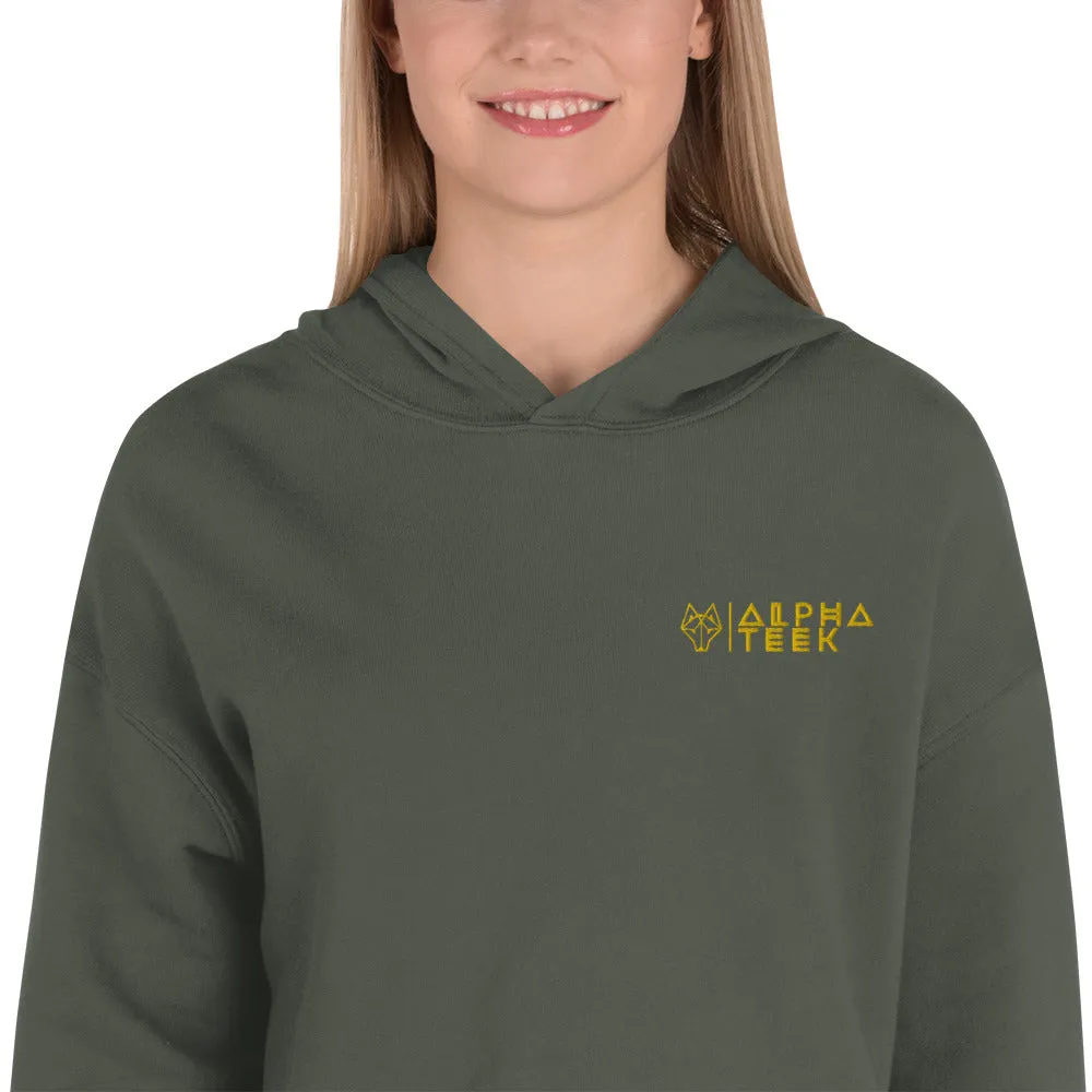 Alpha Minimalist Crop Hoodie II