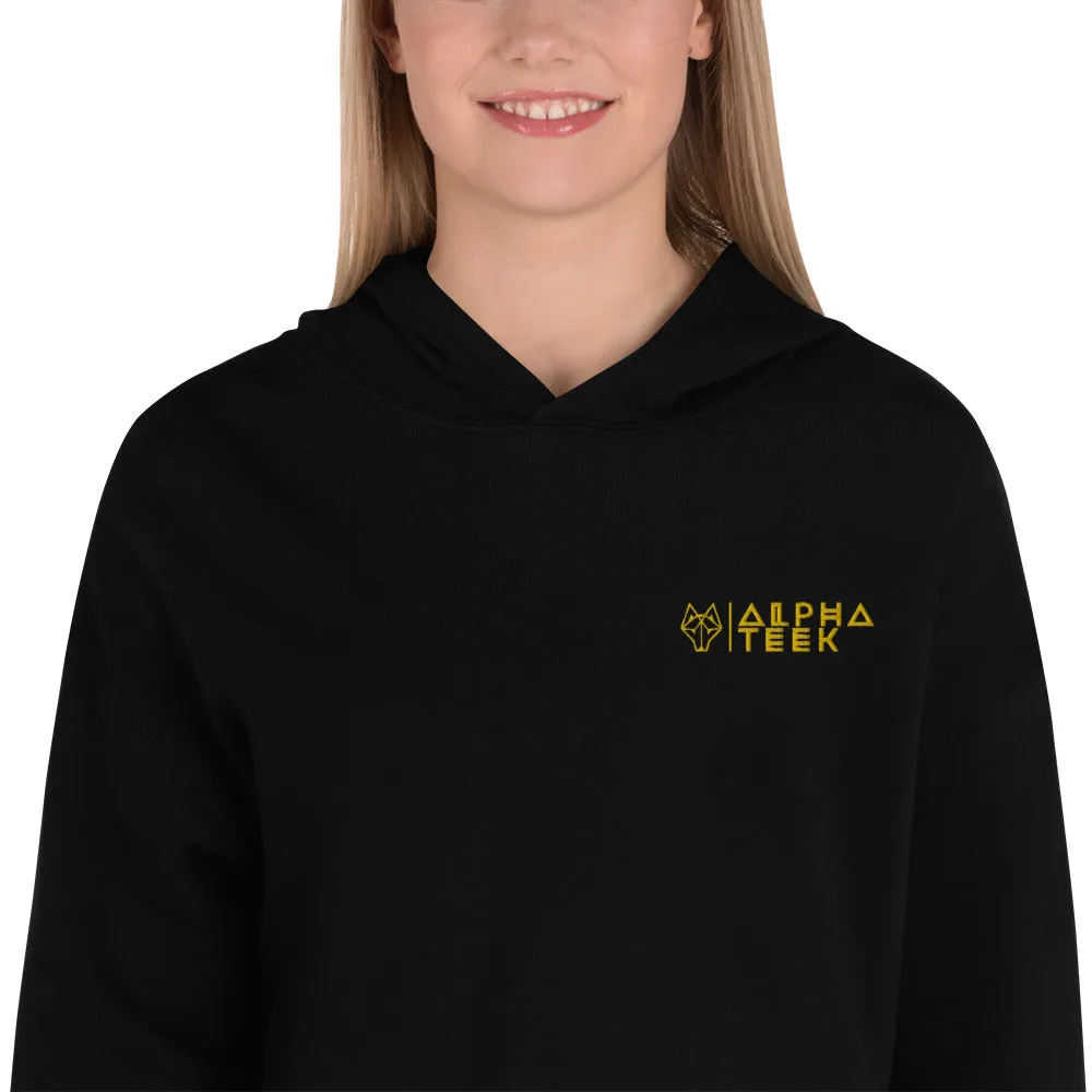 Alpha Minimalist Crop Hoodie II