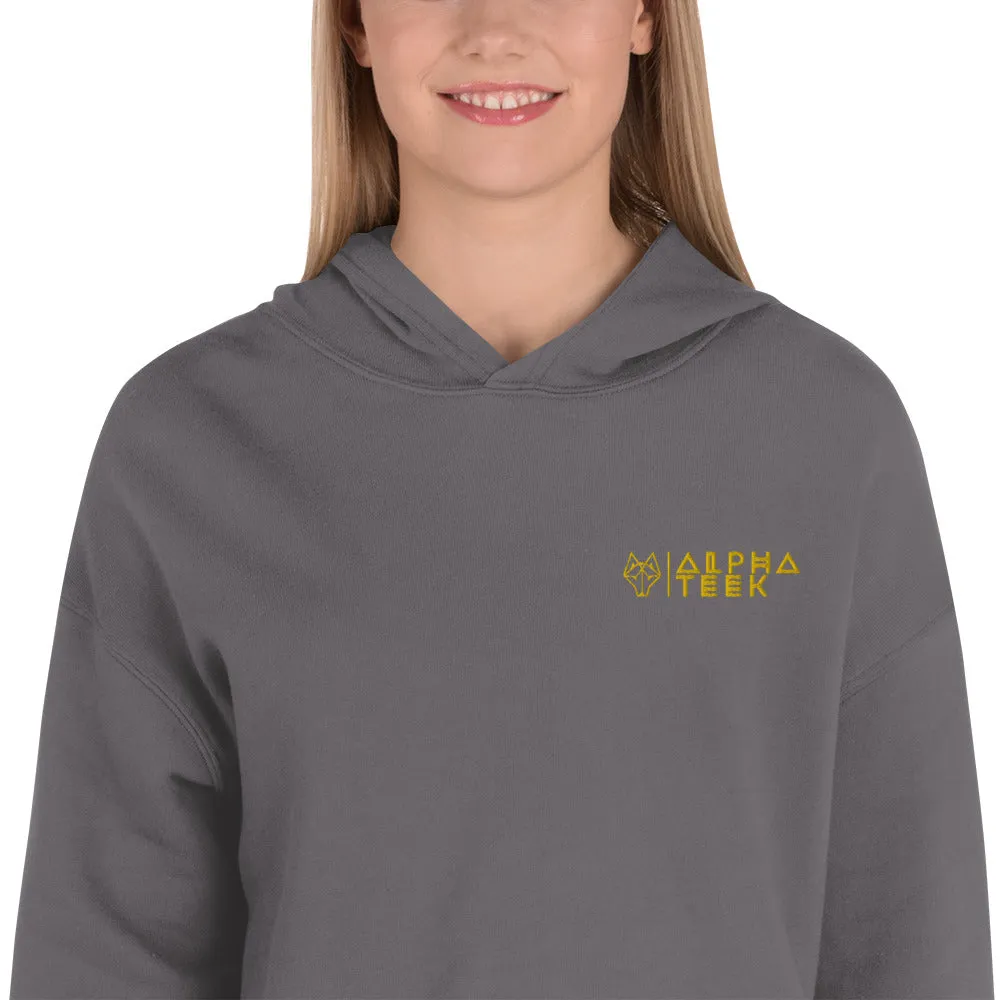 Alpha Minimalist Crop Hoodie II