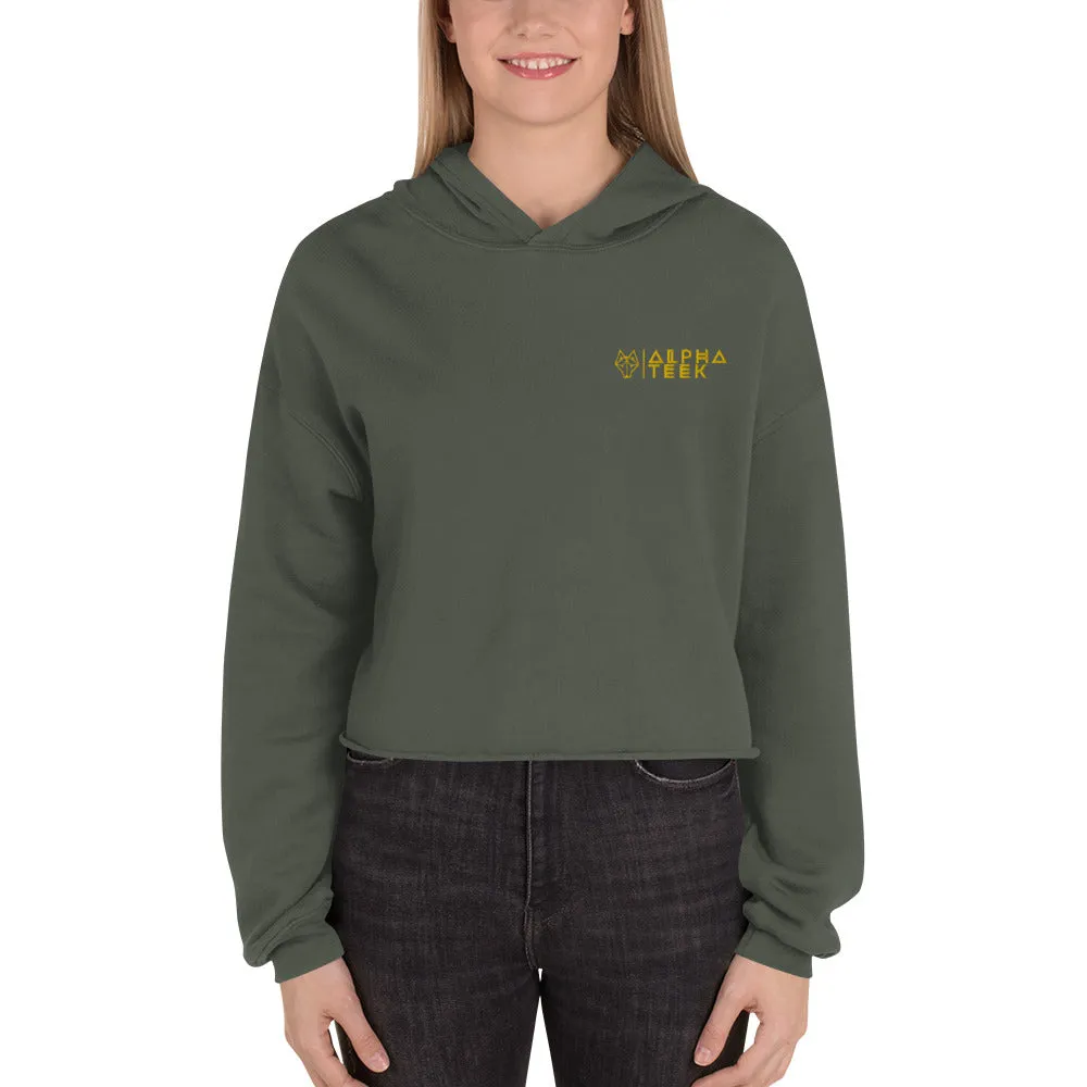Alpha Minimalist Crop Hoodie II