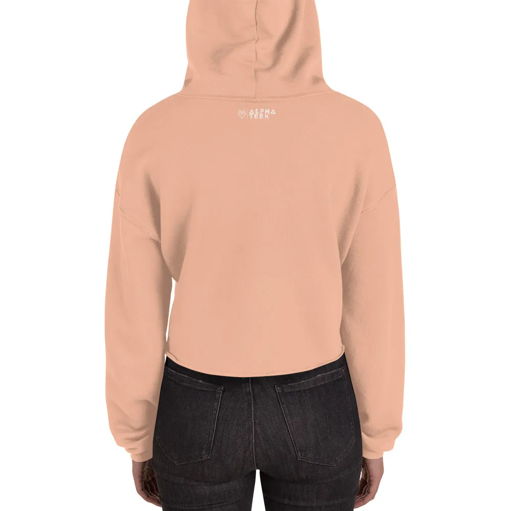 Alpha Starburst Crop Hoodie