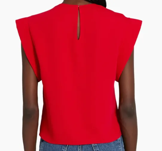 Amanda Uprichard Edrina Top - Scarlet