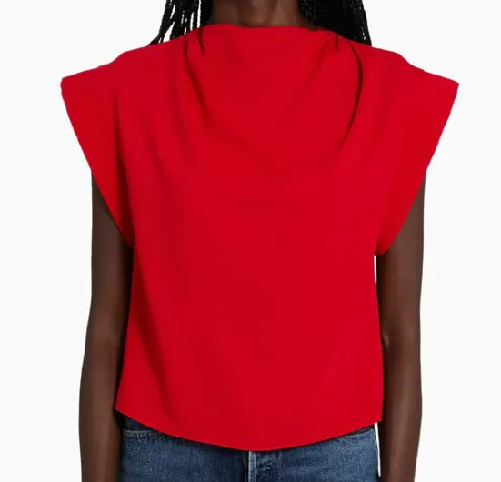Amanda Uprichard Edrina Top - Scarlet