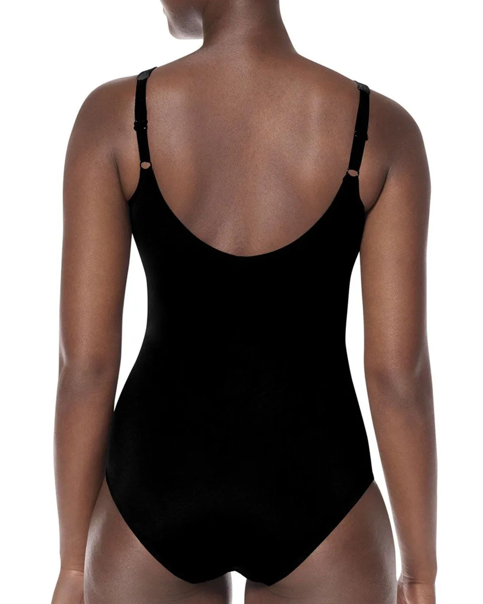 Amoena Manila Full Bodice Swimsuit - Black