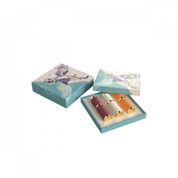 Amouage Cygnus Coffret: Ashore, Crimson Rocks, Material 3x10ml