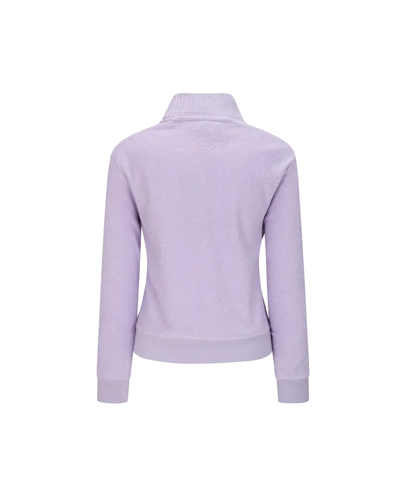 ANEW Golf Women Boucle Harf Neck L/TS - Lavender