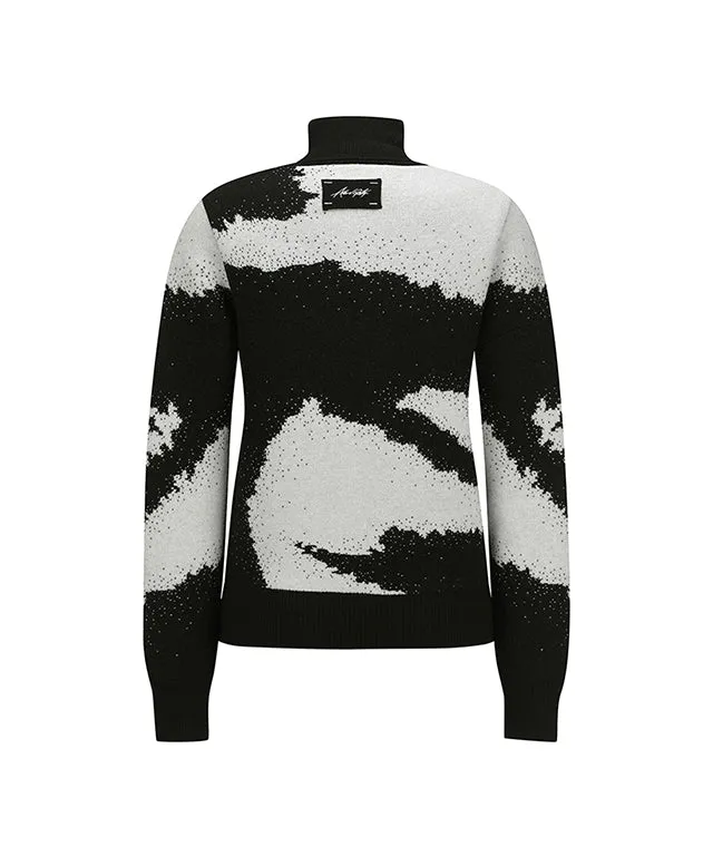 ANEW Golf: Women Cashmere Blend High Neck Sweater - Black