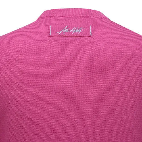 ANEW Golf Women Logo Pattern Wind Block Pullover - Pink