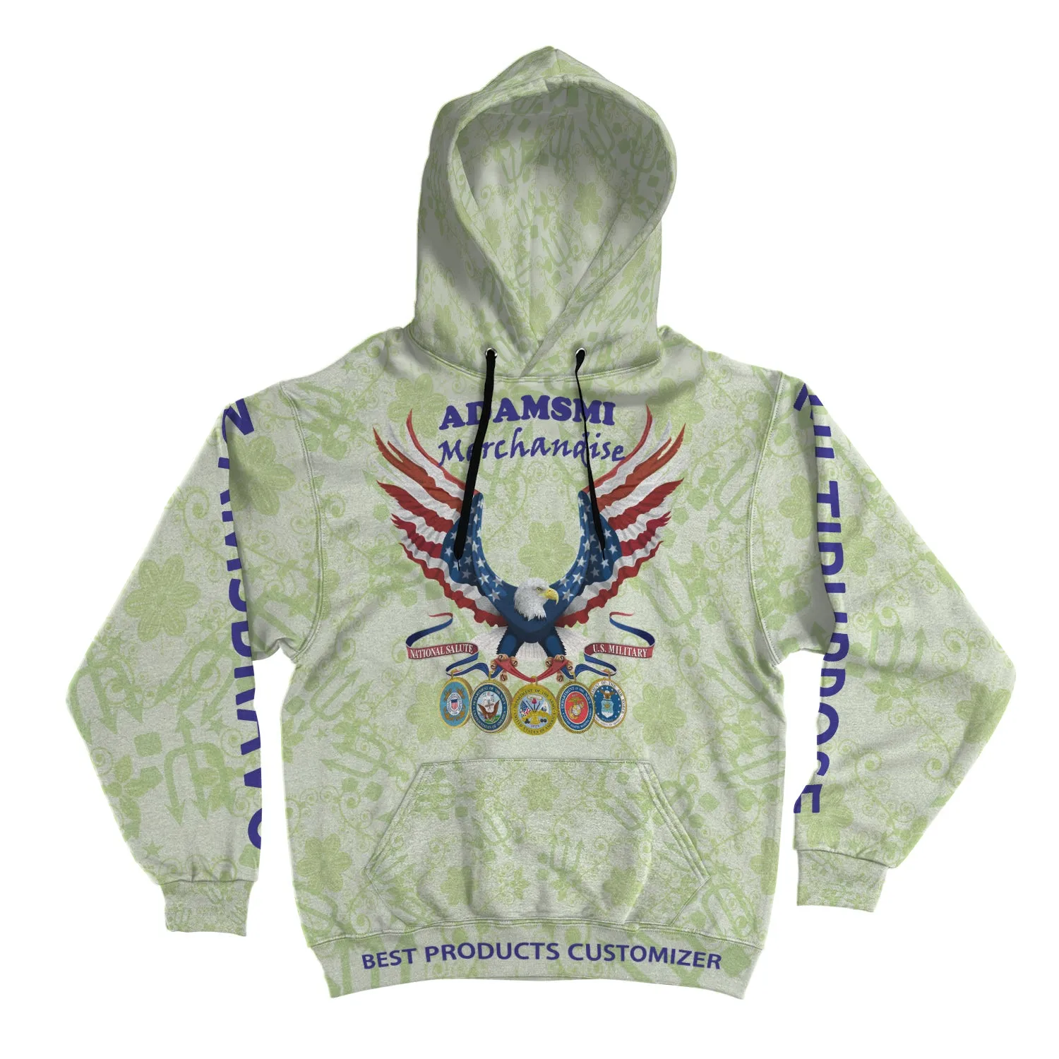 AOP Front Pocket Hoodie
