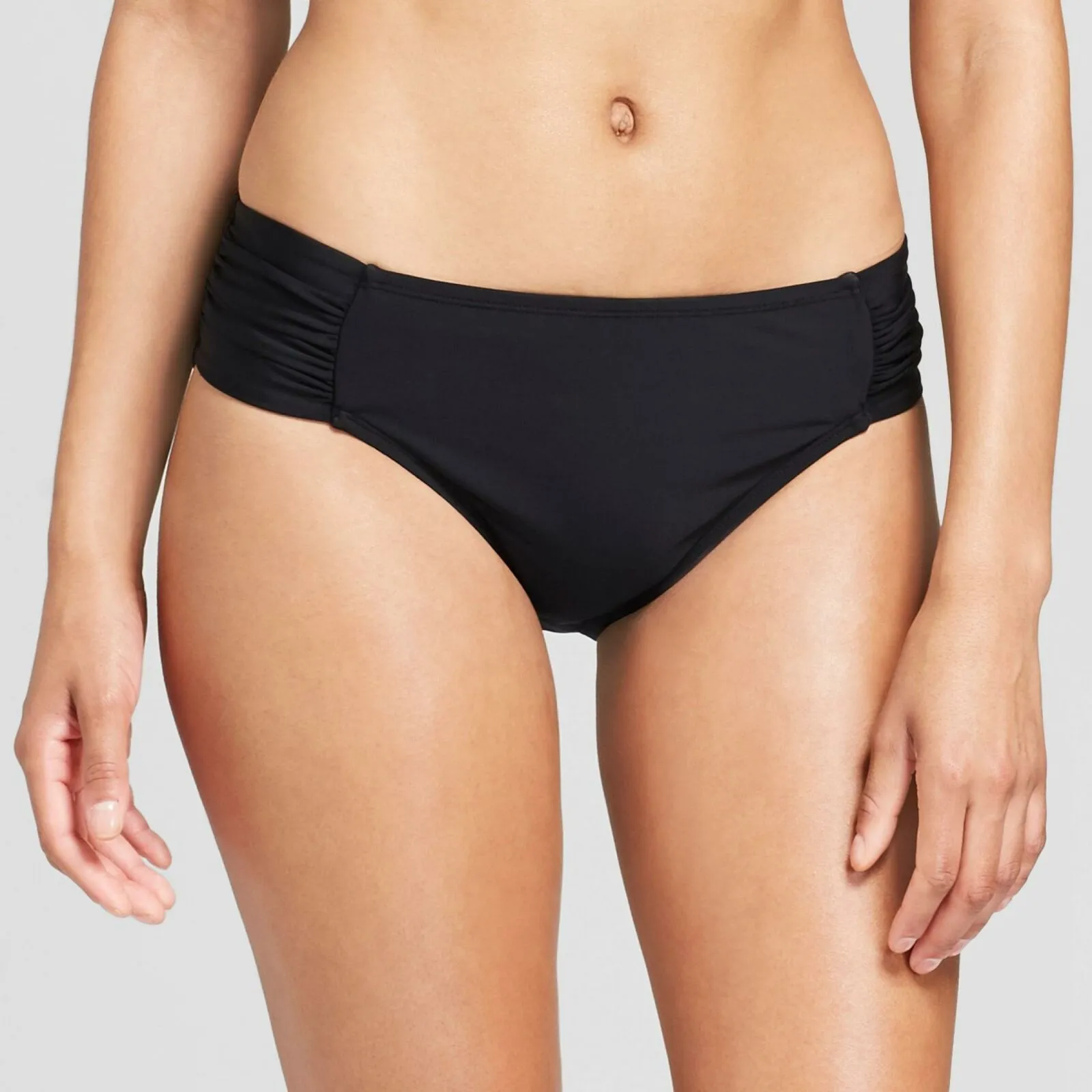 Aqua Green Women's Tab Side Brief Hipster Bikini Bottom