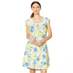 Aria Women's Jersey Cap-Sleeve Nightgown