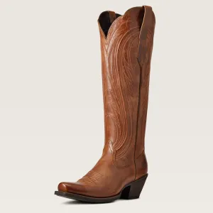 Ariat Ladies 16" Tan Adeline Blunt Toe Western Boots