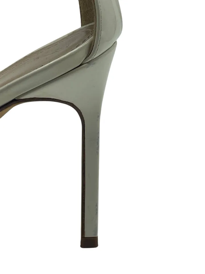 AS IS Manolo Blahnik Leather Chaos Heels Women's Size 35 = 5