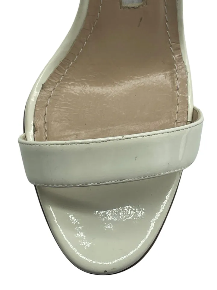 AS IS Manolo Blahnik Leather Chaos Heels Women's Size 35 = 5