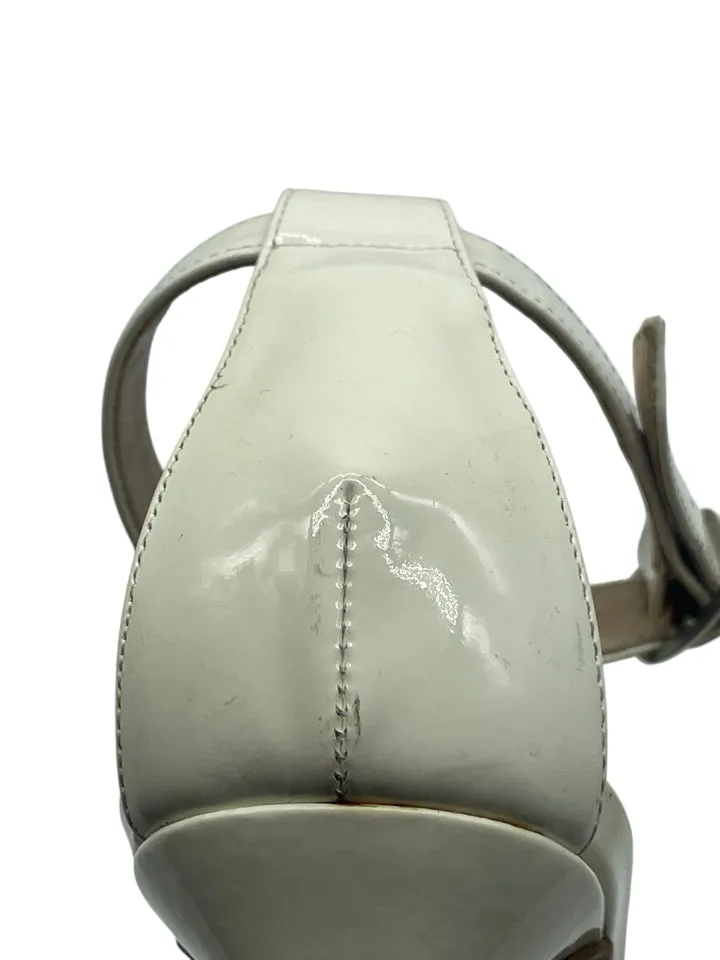 AS IS Manolo Blahnik Leather Chaos Heels Women's Size 35 = 5