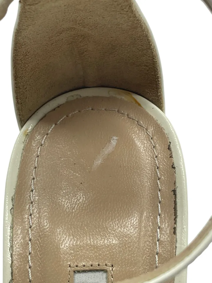 AS IS Manolo Blahnik Leather Chaos Heels Women's Size 35 = 5