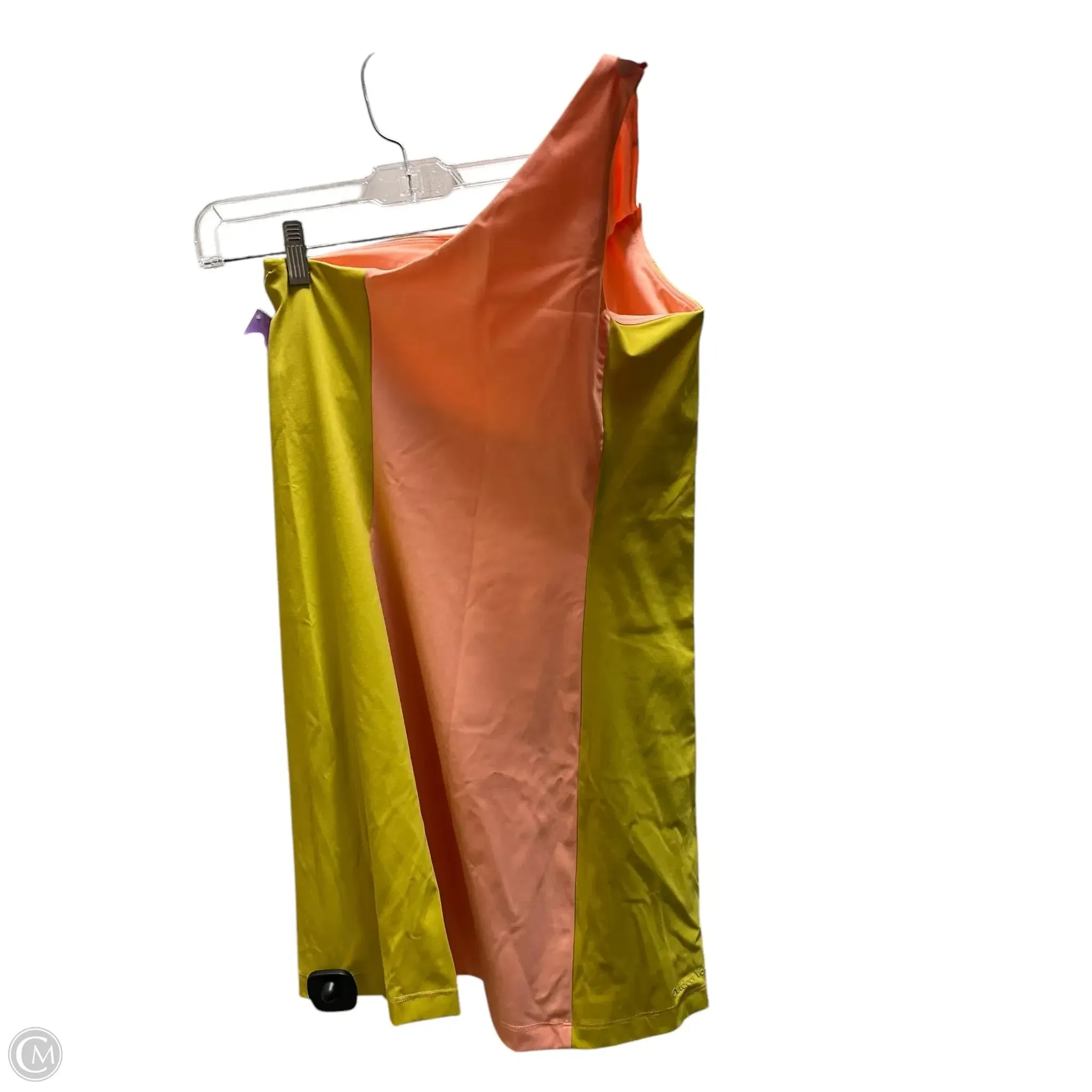 Athletic Dress By Outdoor Voices In Green & Pink, Size: M
