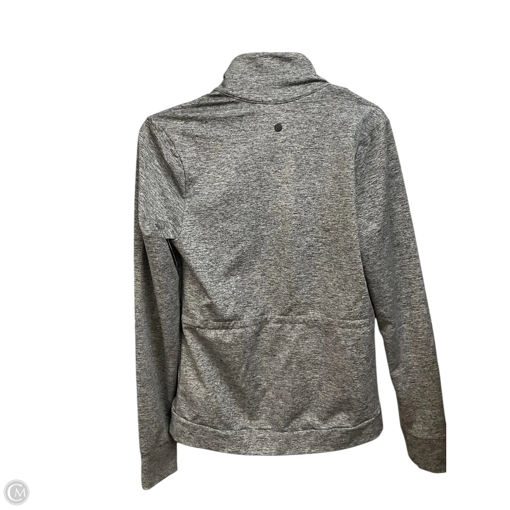 Athletic Jacket By Zella In Grey, Size: S