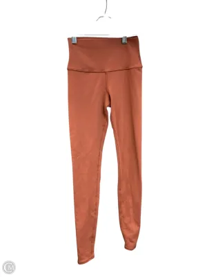 Athletic Leggings By Alo In Brown, Size: Xxs