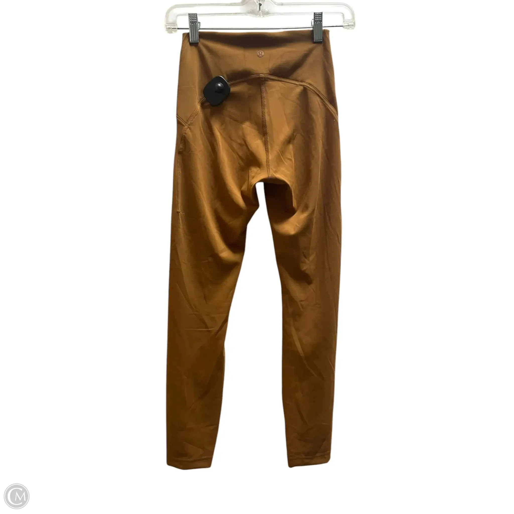 Athletic Leggings By Lululemon In Brown, Size: 4