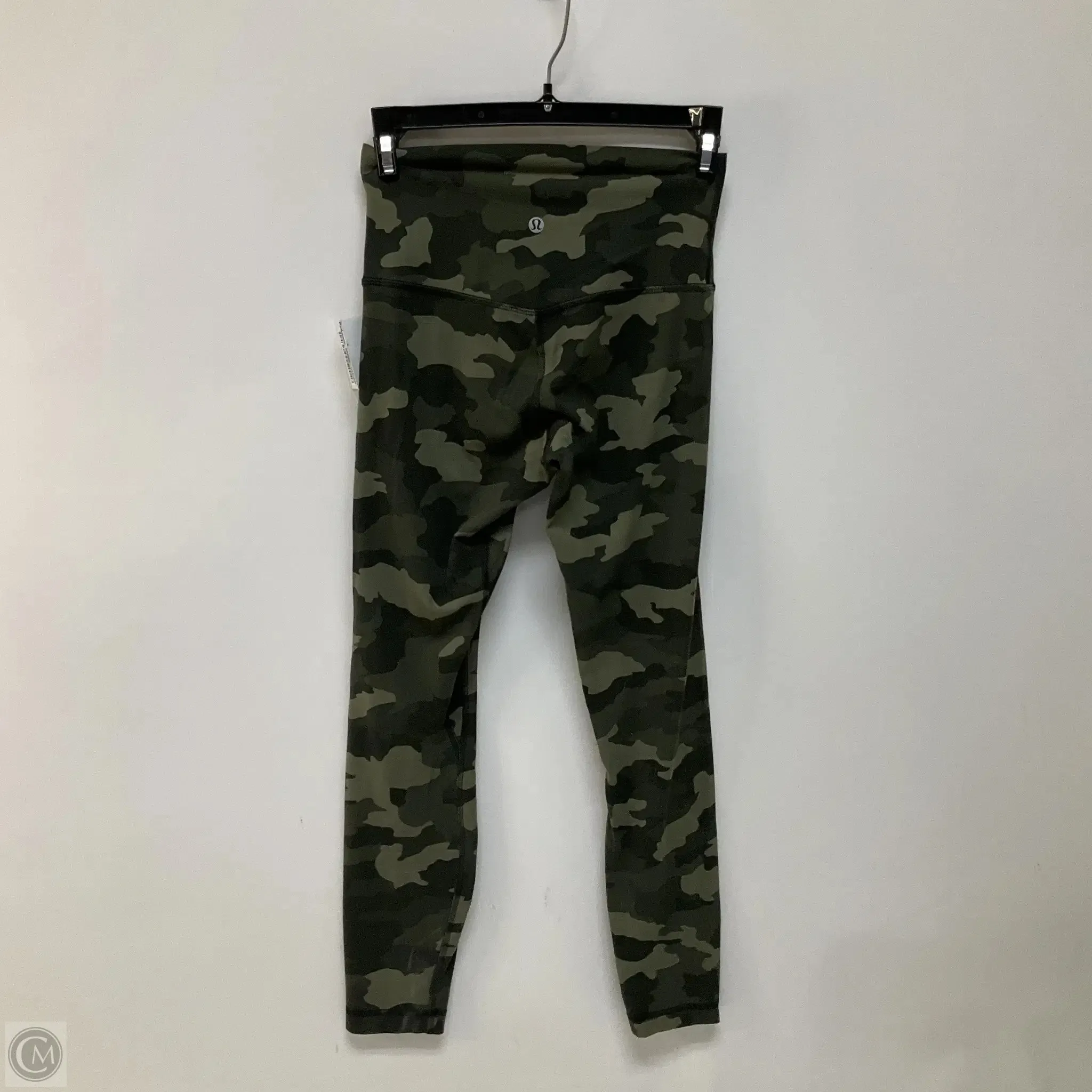 Athletic Leggings By Lululemon In Camouflage Print, Size: 4