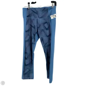 Athletic Leggings By Under Armour In Blue, Size: Xl