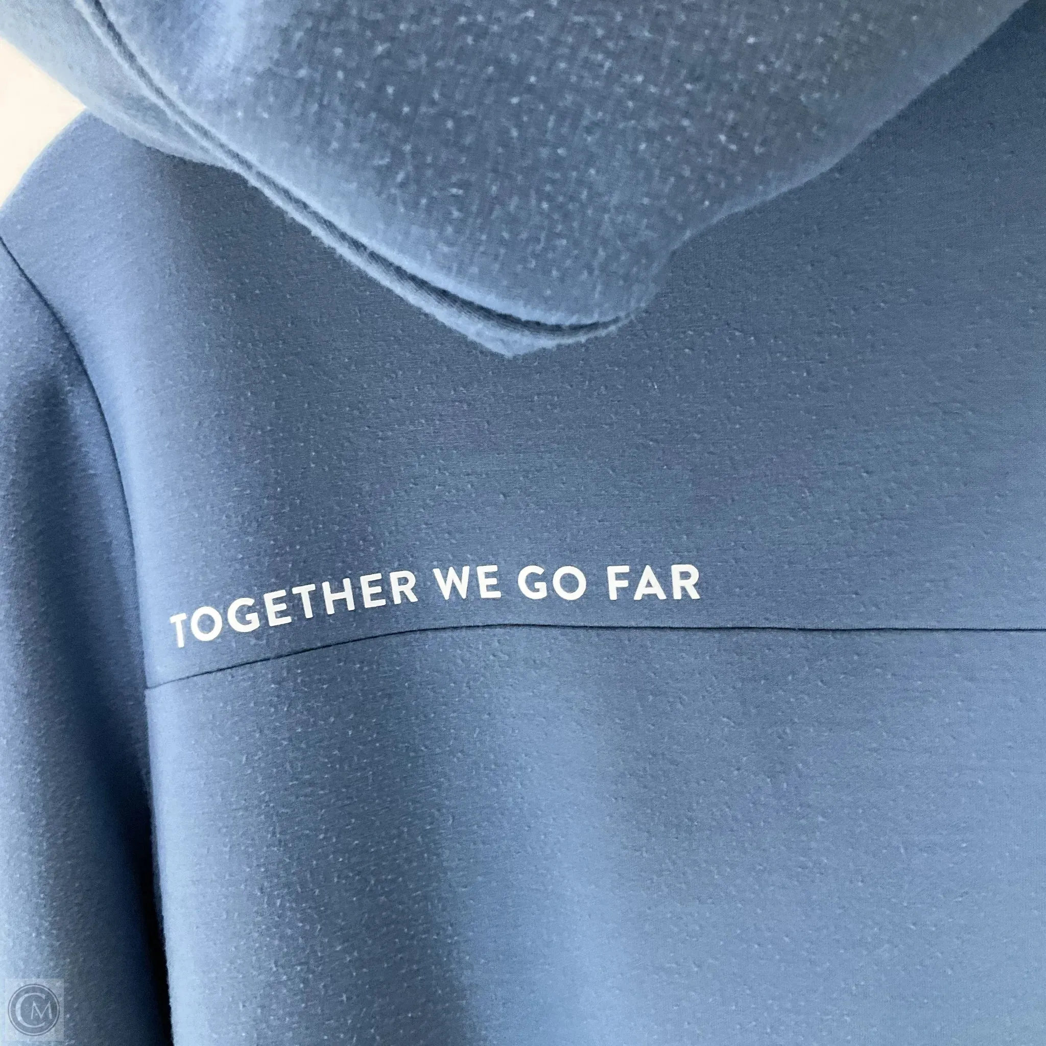 Athletic Sweatshirt Hoodie By Cmc In Blue, Size: L