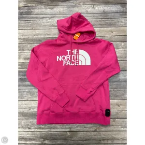 Athletic Sweatshirt Hoodie By The North Face In Pink, Size: M