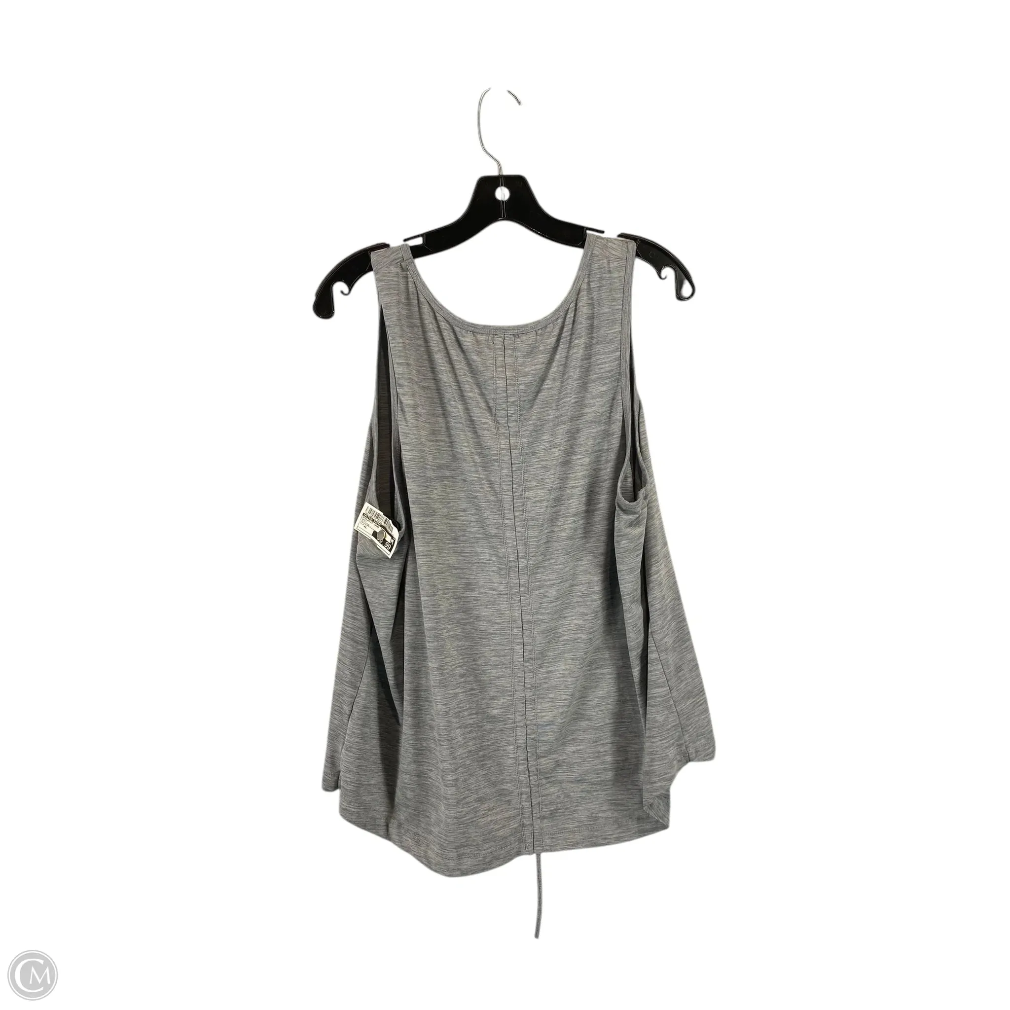 Athletic Tank Top By Active Birth In Grey, Size: Xl
