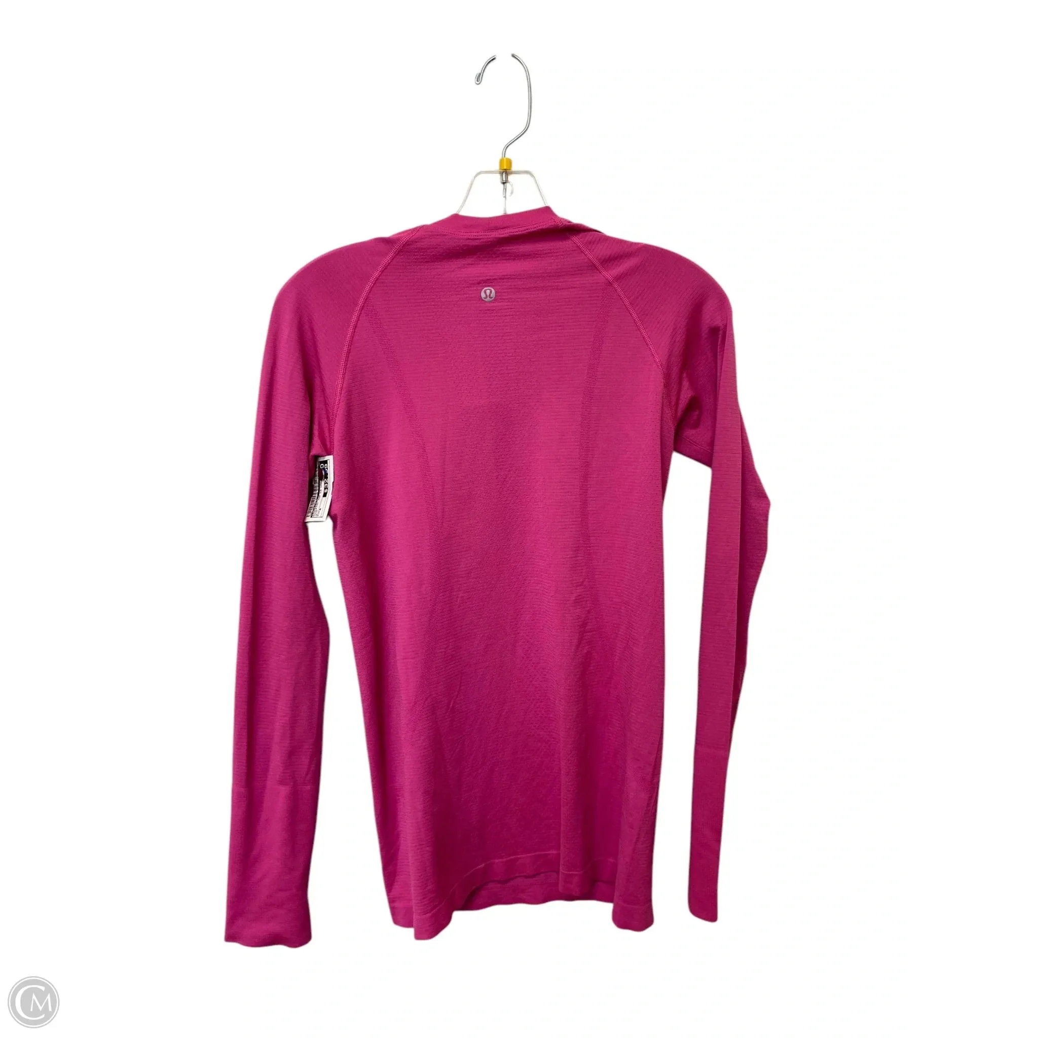 Athletic Top Long Sleeve Crewneck By Lululemon In Pink, Size: 6